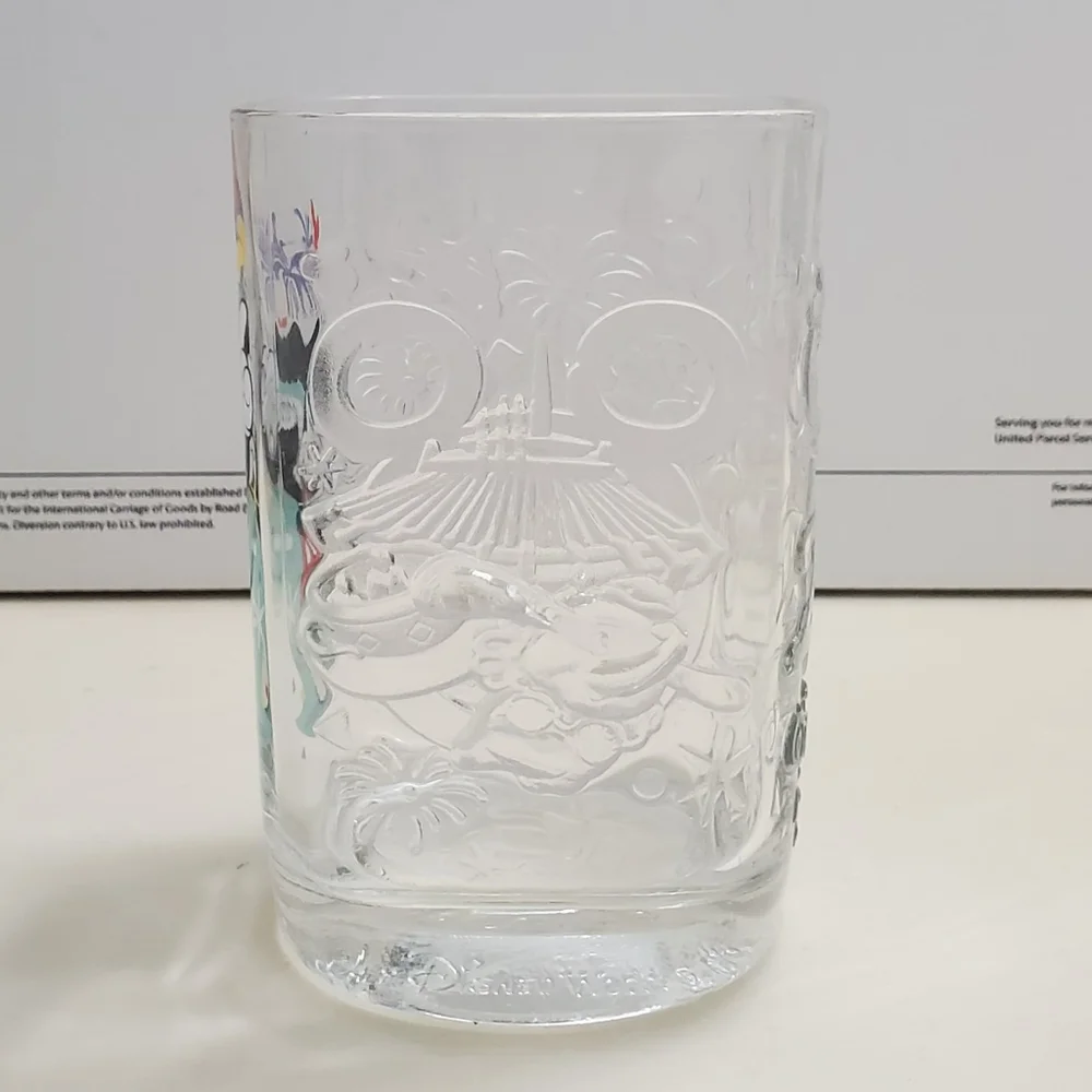 Walt Disney World Mickey Mouse Tumbler Glass McDonalds 2000 Celebration